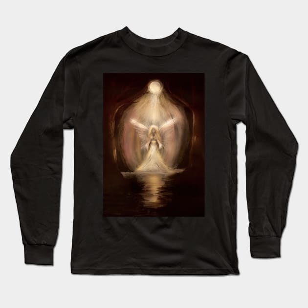 Angel of the night Long Sleeve T-Shirt by monchie